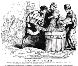 English Tax Cartoon, 1842 is a painting by Granger