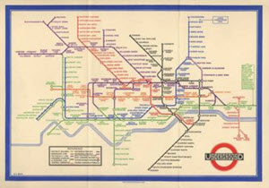 Beck's Underground Map of 1933