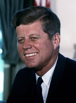 John F Kennedy's portrait