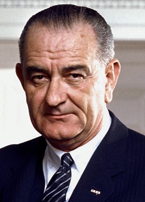 Lyndon B Johnson's portrait