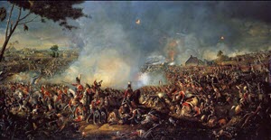The Battle of Waterloo - the battlefield'